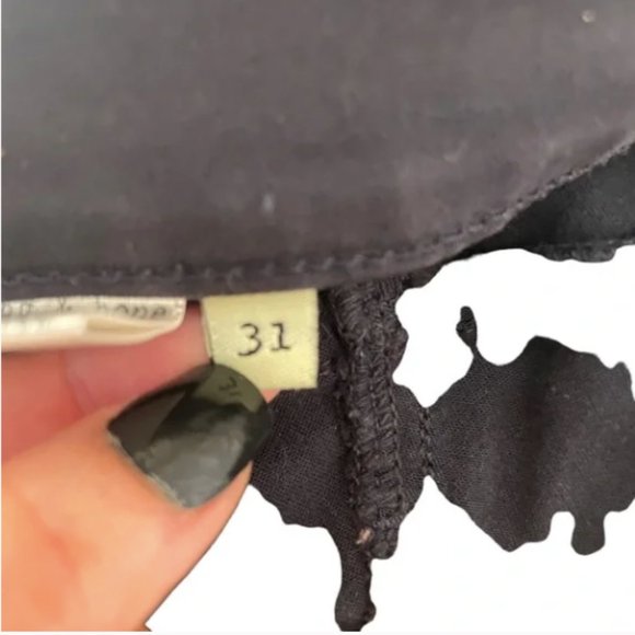 rag & bone Cate Ankle Skinny Black Mid-rise Stretch Jean Size 31 - Picture 8 of 11